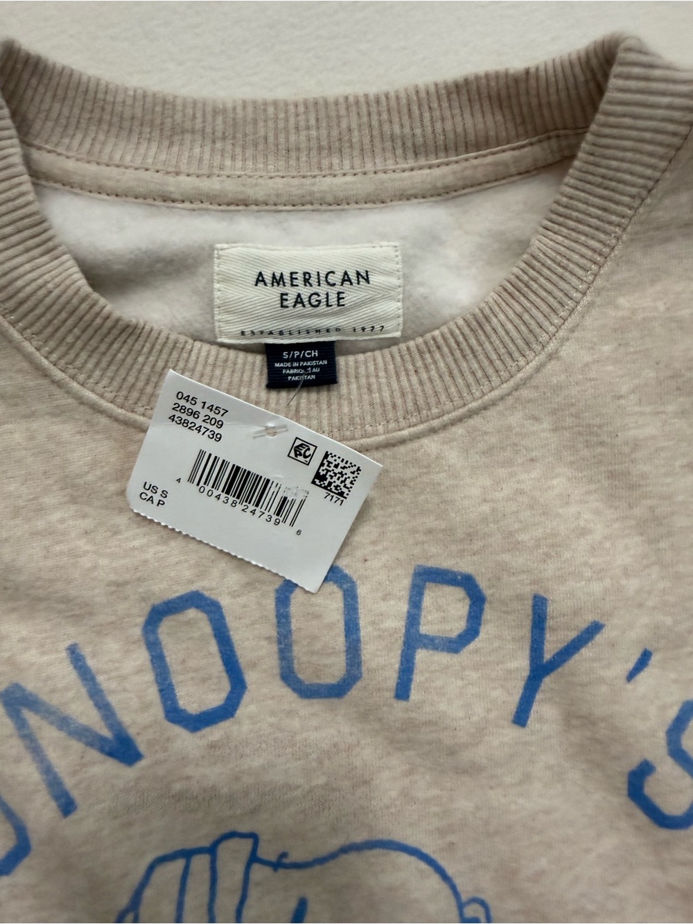 American Eagle Snoopy Crewneck Sweatshirt - Picture 4 of 5